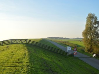 Quietly Situated At The Edge Of The Ijssellake