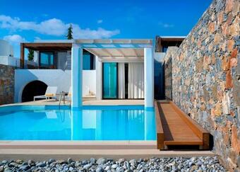 Luxury Crete Villa Sea View Villa Private Pool Ocean Front 3 Bdr Nikolaos