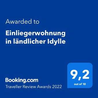 Apartamento Einliegerwohnung In L�ndlicher Idylle