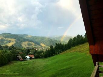 Mountain Cabin Panorama