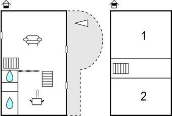 Beautiful Home In St. Pierre Langers W/ Wifi And 2 Bedrooms