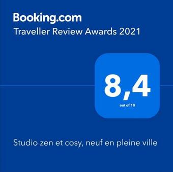 Apartamento Studio Zen Et Cosy, Neuf En Pleine Ville