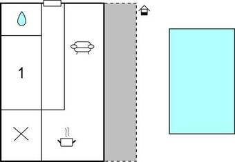 Amazing Apartment In Pilkovici With Wifi, Outdoor Swimming Pool And 1 Bedrooms