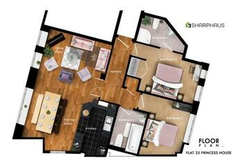 Stunning 2-bed 2-bathroom Apartment - Fab Location