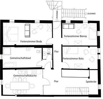 Pferdehof Am Burgsberg, Ferienzimmer, Monteurzimmer