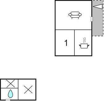 Beautiful Home In Bodafors W/ 1 Bedrooms