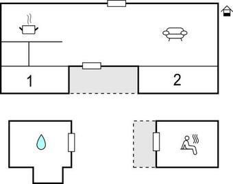 Nice Home In Br�cke With Sauna, Wifi And 2 Bedrooms #061