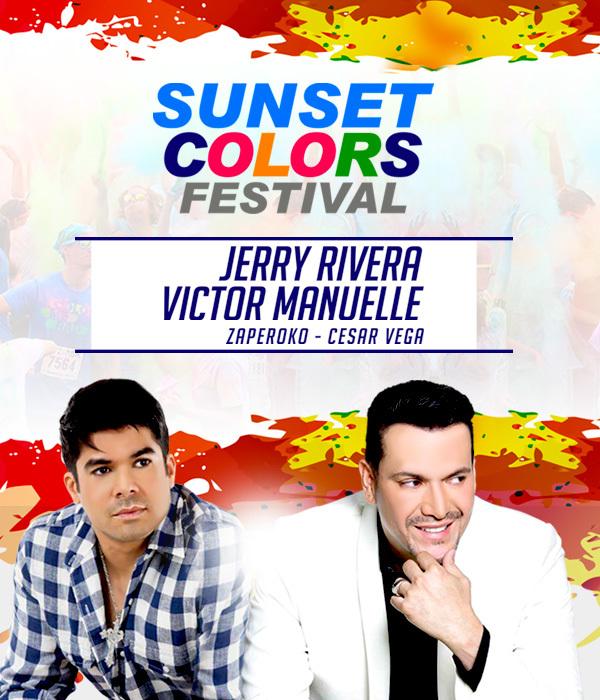 Jerry Rivera y Victor Manuelle en concierto