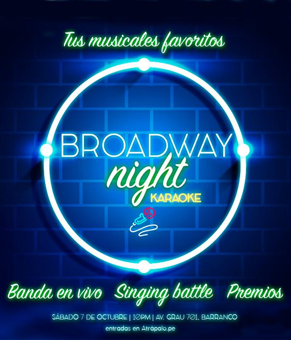 Broadway Night - Karaoke