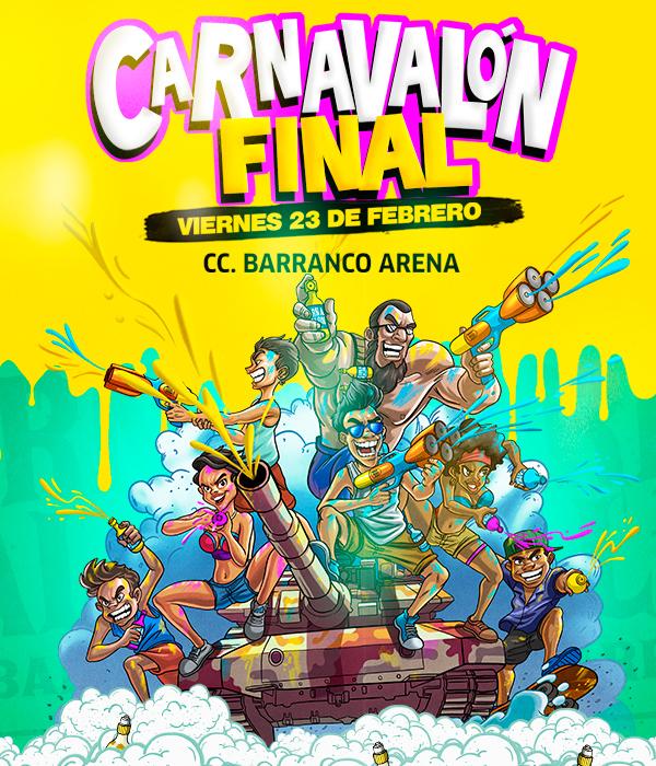 Carnavalón Final - Pintura y Espuma