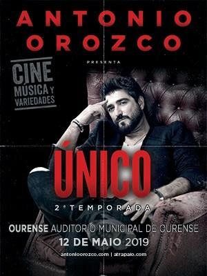 Antonio Orozco - Único 2019, en Ourense 12/05