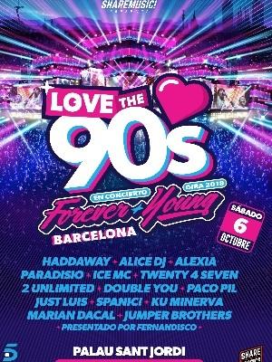 Love The 90s en Barcelona - Gira Forever Young 2018