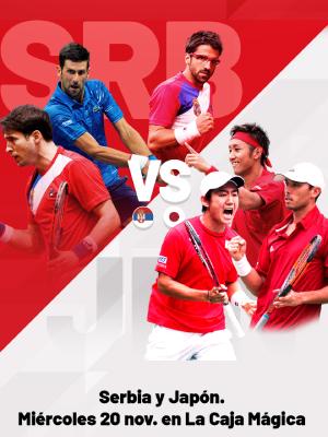 Davis Cup by Rakuten Madrid Finals - Serbia vs Japón