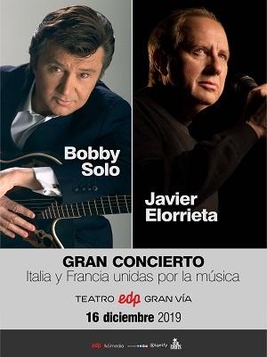 Bobby Solo y Javier Elorrieta en concierto