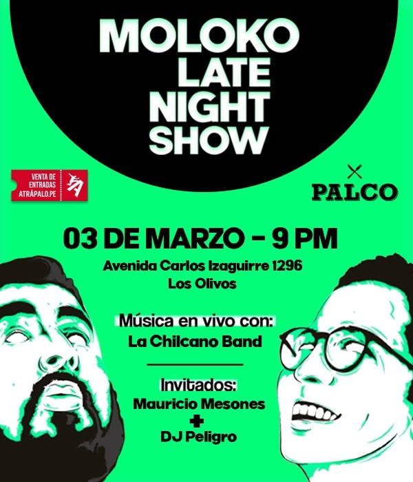 Moloko Late Night Show - Palco Restobar