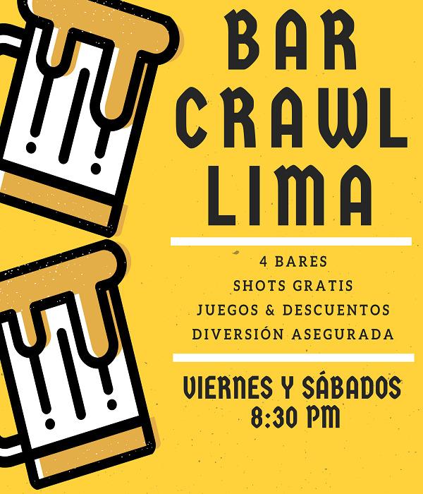 Bar Crawl Lima - Tour de Bares		