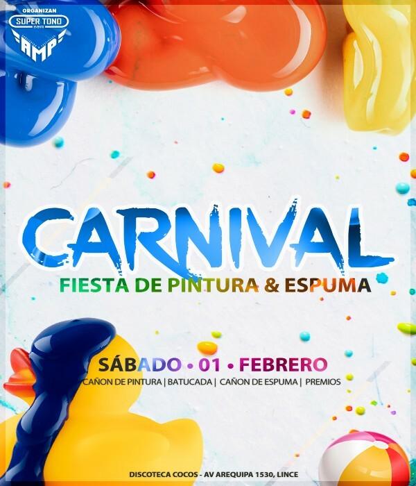 Carnival 2020 - Fiesta de Pintura y Espuma