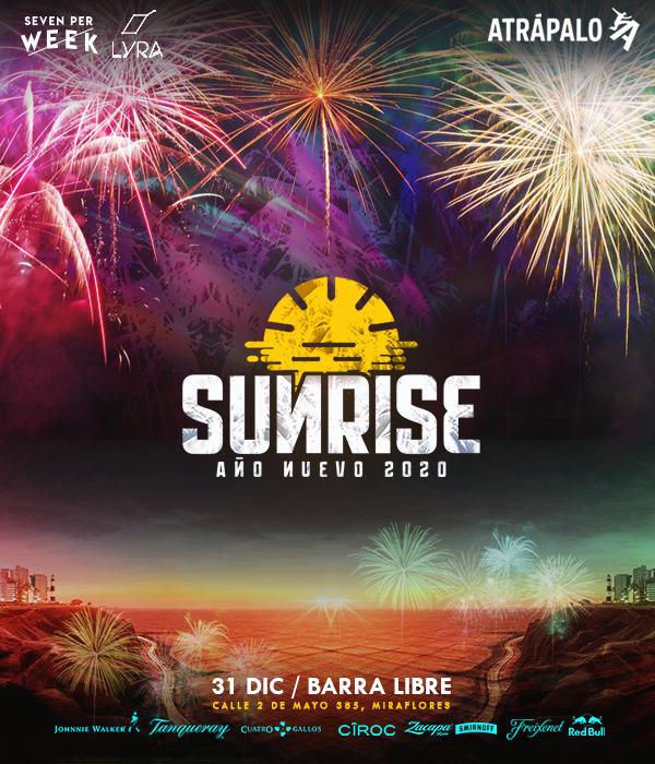 Año Nuevo Sunrise 2020 - Barra Libre 