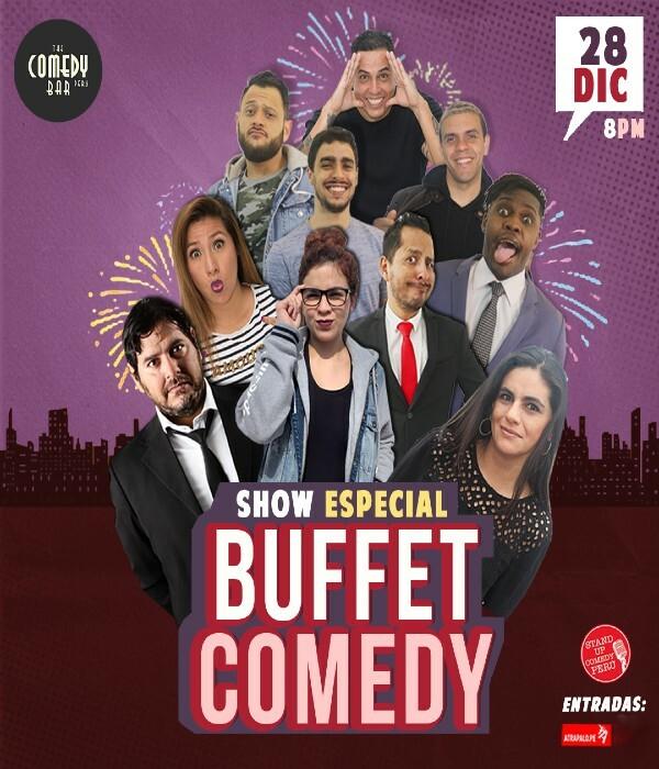  Buffet comedy en the comedy bar Perú