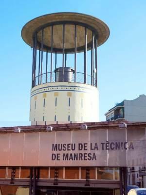Entrada al Museo del Agua y el Textil de Manresa (MAT)