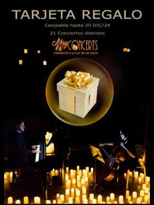 Mayko Concerts, conciertos a la luz de las velas, Tarjeta regalo