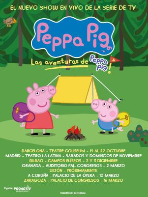 ¡Las aventuras de Peppa Pig!, en Zaragoza