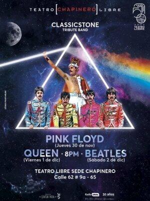 Tributo a Pink Floyd, Queen y The Beatles
